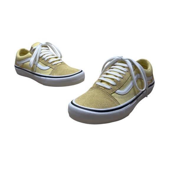 Vans Old Skool Yellow Canvas & Suede Pro Ultracush HD Skateboard Sneakers Size 8 - Picture 1 of 11